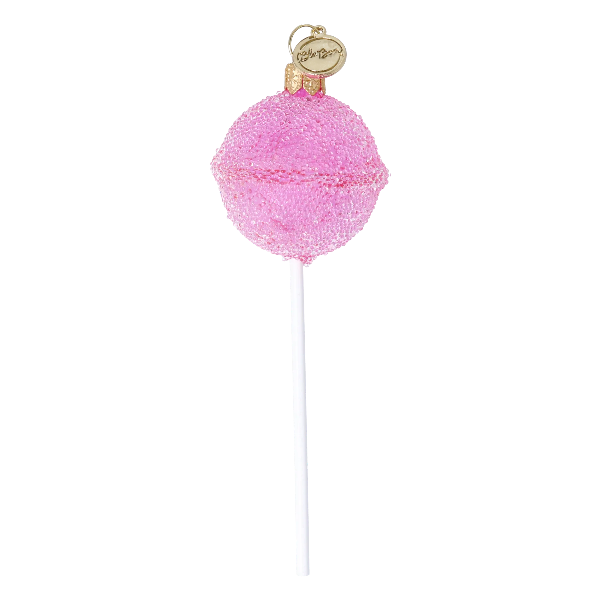 Blush Reverie | Hand-Painted Glass Ornament | Blubom 2025-095
