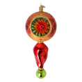Load image into Gallery viewer, Ruby Elegance Handmade Glass Christmas ornament Retro Glass Reflector Ornament
