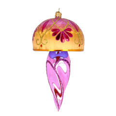 Sunset Stained-Glass Mushroom