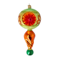 Load image into Gallery viewer, Retro Glass Reflector Ornament Golden Glow Handmade Glass Christmas ornament 2025-122
