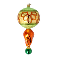 Load image into Gallery viewer, Retro Glass Reflector Ornament Golden Glow Handmade Glass Christmas ornament 2025-122
