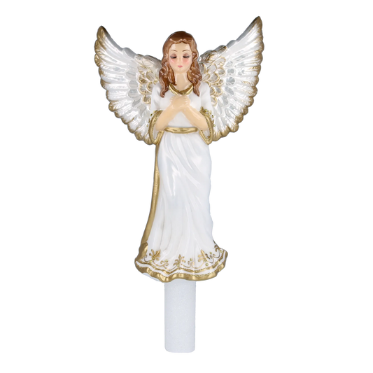 Exclusive Guardian Angel Handmade Glass Christmas ornament. 2025-173