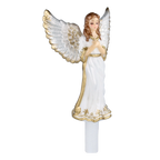 Serene Summit Seraph | Hand-Painted Glass Ornament | Blubom 2025-173