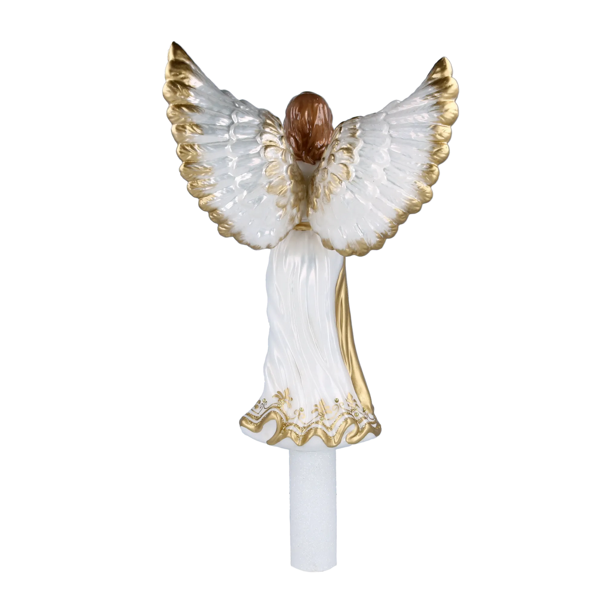 Serene Summit Seraph | Hand-Painted Glass Ornament | Blubom 2025-173