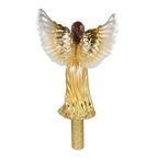 Devout Gilded Seraph | Hand-Painted Glass Ornament | Blubom 2025-175