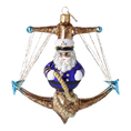Load image into Gallery viewer, PRE-ORDER Anchor glass christmas ornaments hand-blown glass, masterfully crafted
