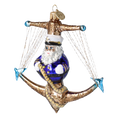 Load image into Gallery viewer, PRE-ORDER Anchor glass christmas ornaments hand-blown glass, masterfully crafted
