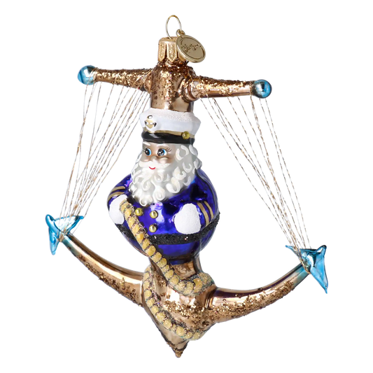 PRE-ORDER Anchor glass christmas ornaments hand-blown glass, masterfully crafted