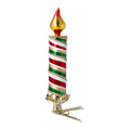 Scarlet Emerald Vigil | Hand-Painted Glass Ornament | Blubom 2025-180
