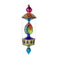 Load image into Gallery viewer, Majestic Peacock luxurious  glass, hand-painted glass christmas ornaments
