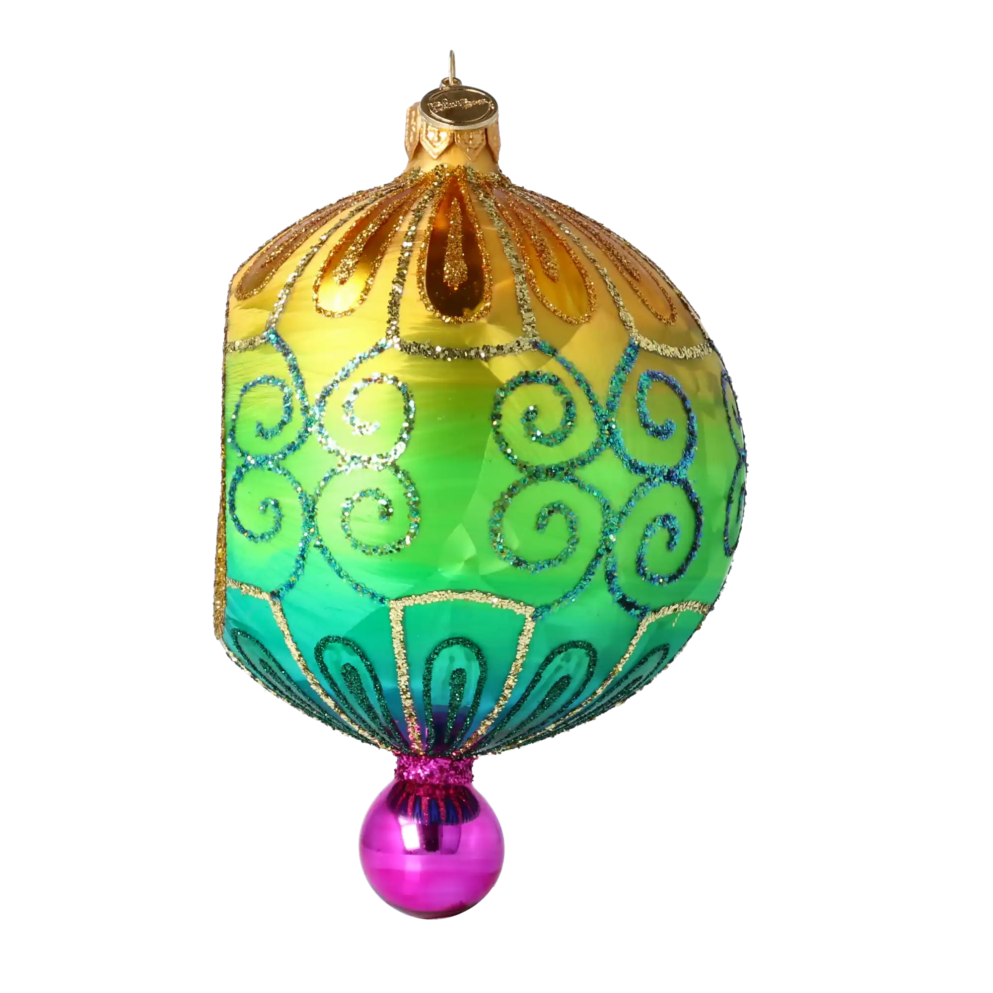 Tangled Hues – Handcrafted Reflector Ornament