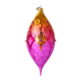 Load image into Gallery viewer, Pink Sunrise Glass Ornament Handcrafted Reflector Ornament
