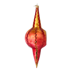 Gilded Zenith | Hand-Painted Glass Ornament | Blubom 2025-193