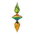 Load image into Gallery viewer, Twist Drop Ornament  glass christmas ornaments hand-blown 2025-195
