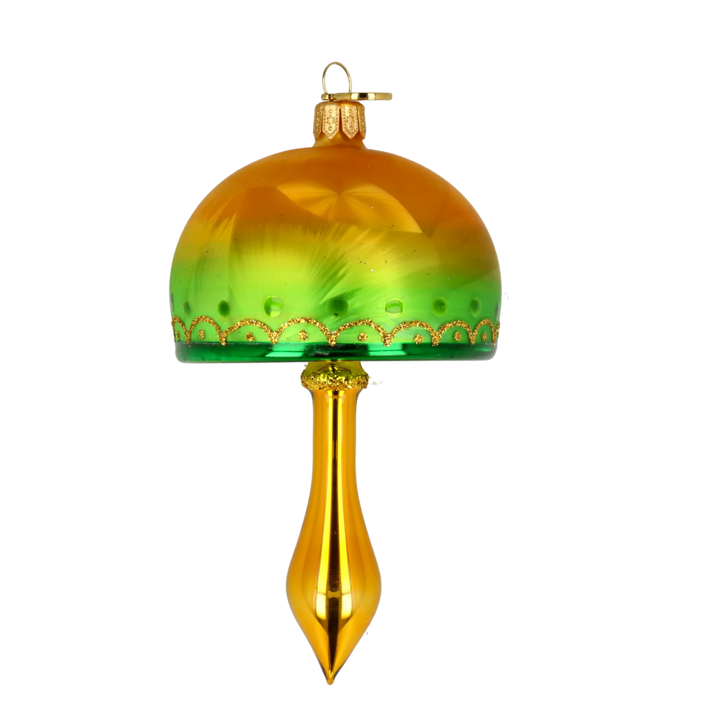 Quiet Toadstool in Apricot & Lime