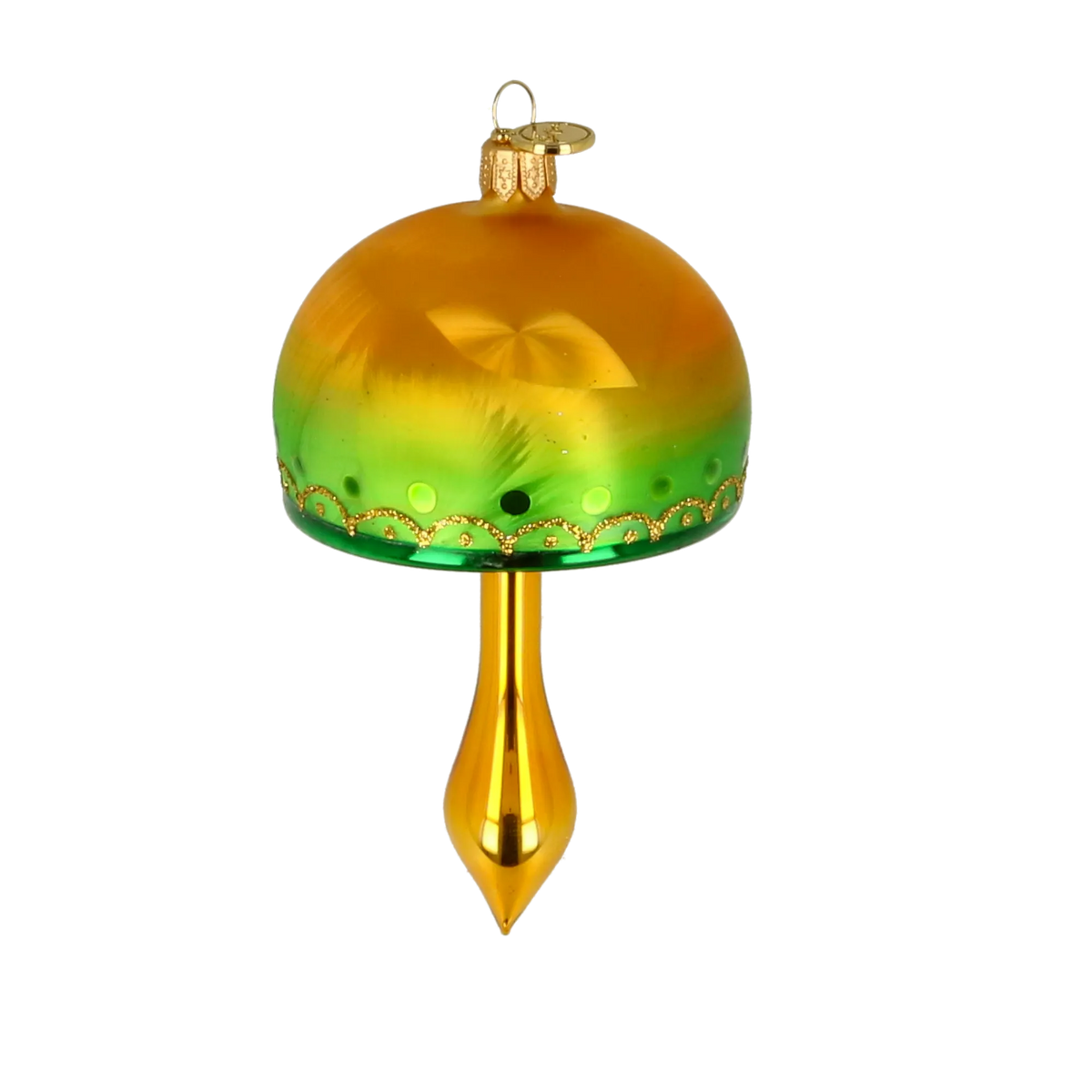 Quiet Toadstool in Apricot & Lime