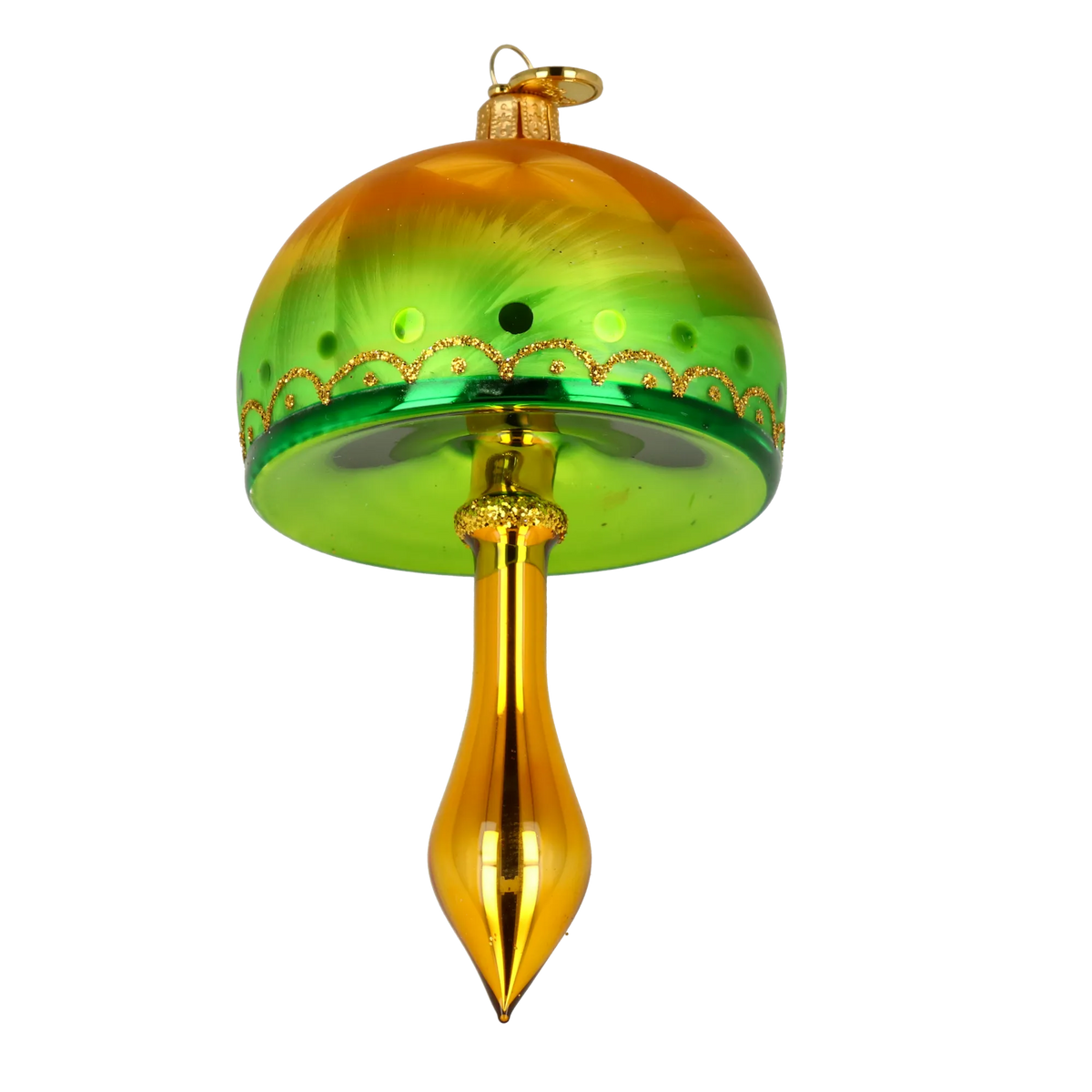 Quiet Toadstool in Apricot & Lime
