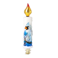 Azure Vigil | Hand-Painted Glass Ornament | Blubom 2025-201