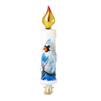 Azure Vigil | Hand-Painted Glass Ornament | Blubom 2025-201