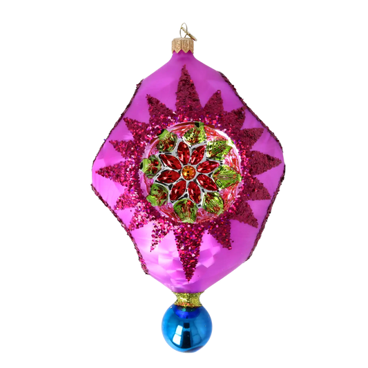 PRE-ORDER Imperial Bloom Handcrafted Glass Christmas ornament