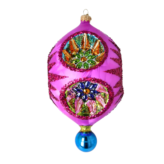 PRE-ORDER Imperial Bloom Handcrafted Glass Christmas ornament