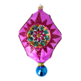 Load image into Gallery viewer, PRE-ORDER Imperial Bloom Handcrafted Glass Christmas ornament
