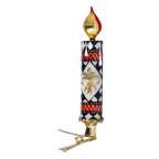 Stately Harlequin Vigil | Hand-Painted Glass Ornament | Blubom 2025-212