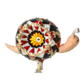 Noble Harlequin Nomad | Hand-Painted Glass Ornament | Blubom 2025-213