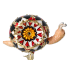 Noble Harlequin Nomad | Hand-Painted Glass Ornament | Blubom 2025-213