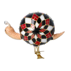 Noble Harlequin Nomad | Hand-Painted Glass Ornament | Blubom 2025-213