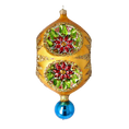 Load image into Gallery viewer, PRE-ORDER Golden Bloom Spark Glass Christmas Collection: Celestial Jewel Ornaments
