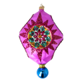 Load image into Gallery viewer, Imperial Bloom Handcrafted Glass Christmas ornament 2026-004
