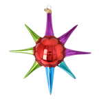 Midnight Revelry | Hand-Painted Glass Ornament | Blubom 2026-069