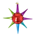 Midnight Revelry | Hand-Painted Glass Ornament | Blubom 2026-069