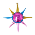 Fuchsia Astral Zenith | Hand-Painted Glass Ornament | Blubom 2026-070