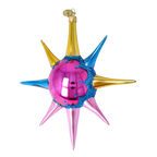 Fuchsia Astral Zenith | Hand-Painted Glass Ornament | Blubom 2026-070