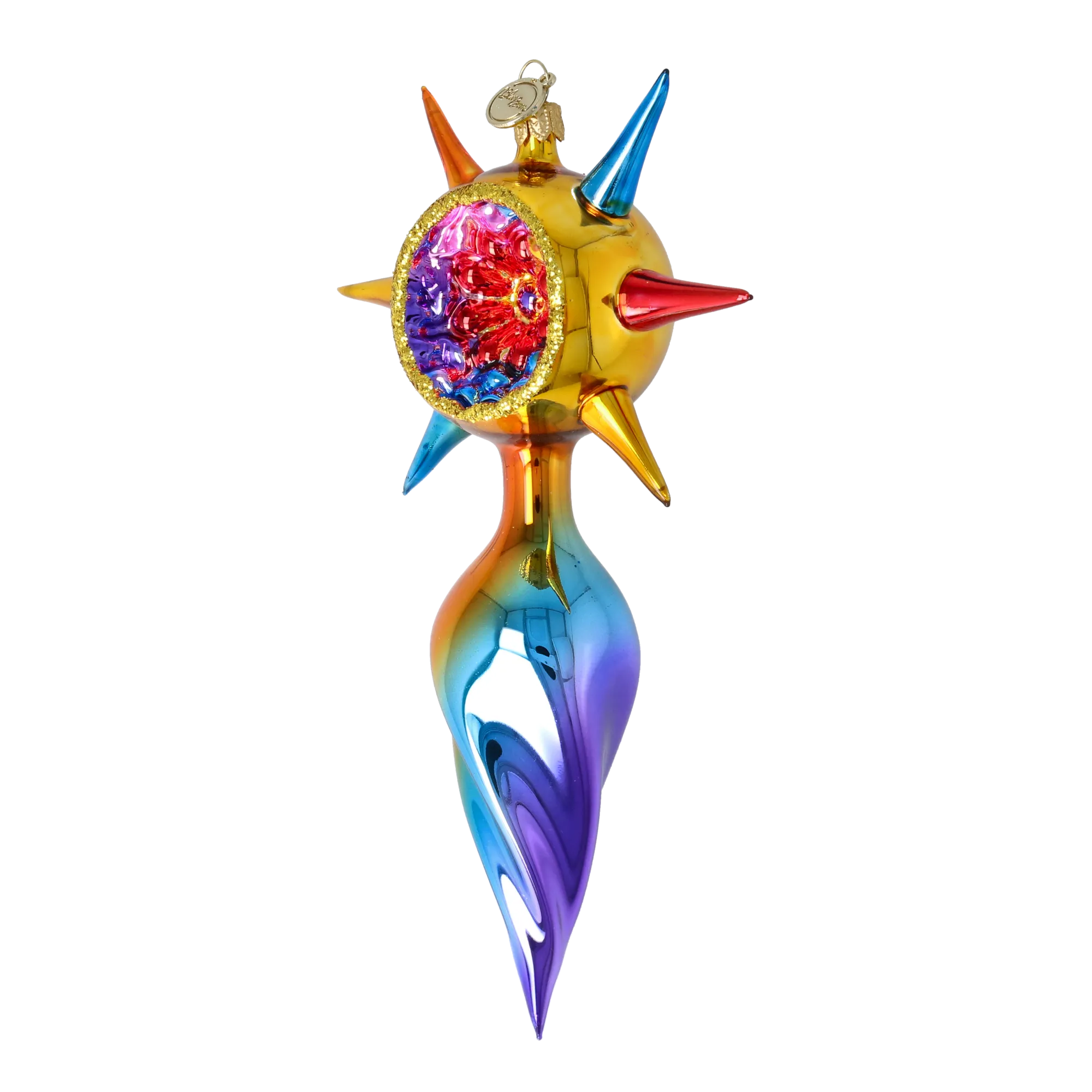 Aurora Spectrum Star Glass Christmas ornament free blowing PRE-ORDER 2026-075