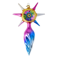 Załaduj obraz do przeglądarki galerii, Prismatic Harmony Starr Star Glass Christmas ornament free blowing PRE-ORDER 2026-077
