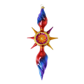 Twilight Pulse | Hand-Painted Glass Ornament | Blubom 2026-081
