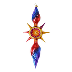 Twilight Pulse | Hand-Painted Glass Ornament | Blubom 2026-081