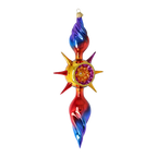Twilight Pulse | Hand-Painted Glass Ornament | Blubom 2026-081