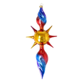 Load image into Gallery viewer, Solar Spectrum Star Glass Christmas ornament free blowing PRE-ORDER 2026-081
