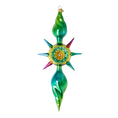 Load image into Gallery viewer, Verdant Light Star Glass Christmas ornament free blowing PRE-ORDER 2026-085
