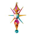 Load image into Gallery viewer, Aurora Pearl Star Glass Christmas ornament free blowing PRE-ORDER 2026-088
