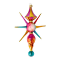 Load image into Gallery viewer, Aurora Pearl Star Glass Christmas ornament free blowing PRE-ORDER 2026-088
