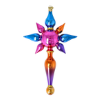 Orchid Aurora | Hand-Painted Glass Ornament | Blubom 2026-093