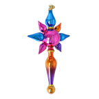 Orchid Aurora | Hand-Painted Glass Ornament | Blubom 2026-093