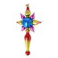 Load image into Gallery viewer, Aurora Prism Star Glass Christmas ornament free blowing PRE-ORDER 2026-094

