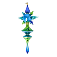 Load image into Gallery viewer, Ocean Aurora Star Glass Christmas ornament free blowing PRE-ORDER 2026-099
