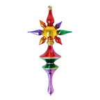 Solar Zenith | Hand-Painted Glass Ornament | Blubom 2026-100